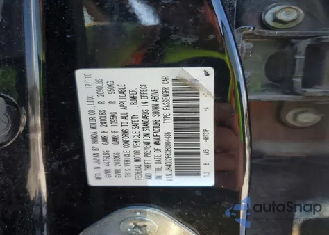 2011 Acura Tsx z USA, uszkodzony, nr VIN JH4CU2F63BC004486